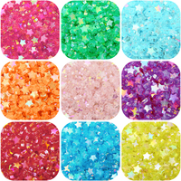 100pcs/lot 1.5mm Colourful Heart Star Shape Acrylic Loose Spacer Beads for Jewelry Making DIY Necklace Bracelet Accessories