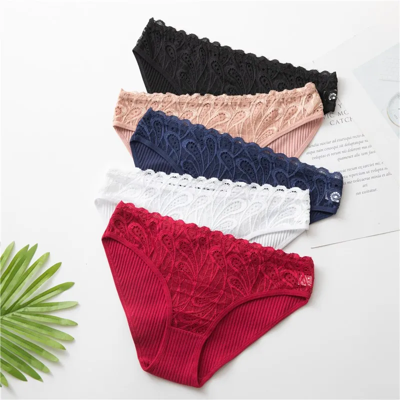 Cotton Panty 3Pcs/lot Solid Women\'s Panties Comfort Underwear Skin-friendly Briefs For Women Sexy Low-Rise Panty Intimates