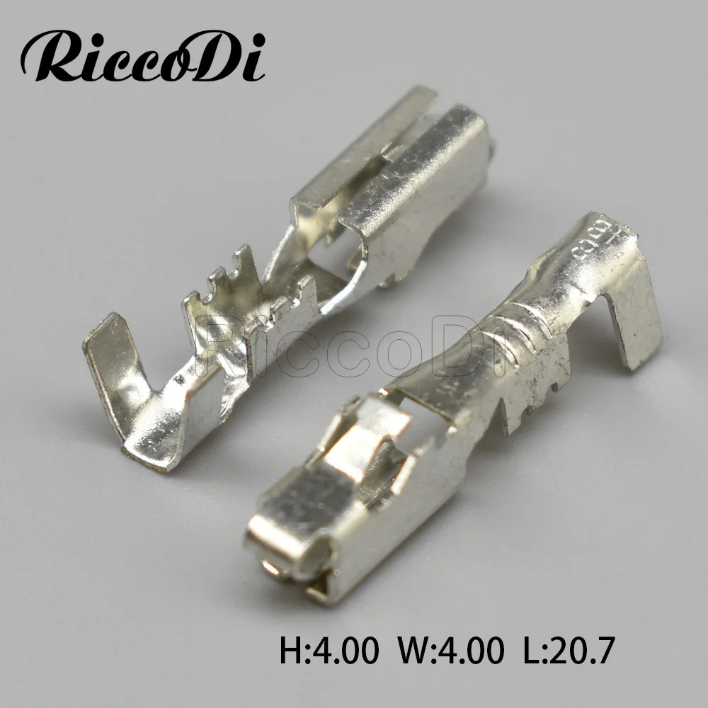 20-500Pcs DJ623-E2.8B 2.8 MM Auto Wire Terminal Brass Crimp Terminals For Fog Lamp Light Connector H11 H8 H9 Xenon Plug