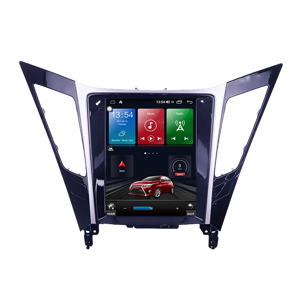 لشركة هيونداي سوناتا 2012-2015 مشغل راديو السيارة الاندورويد نظام تحديد المواقع والملاحة 360 كاميرا بانورامية السيارات ستيريو الوسائط المتعددة Carplay 4G SIM #2