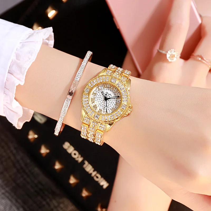 

Women Watches Bracelet Set Starry Sky Steel Belt Watch Rhinestone Ladies Watch Casual Quartz Wristwatch Clock Relogio Feminino