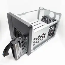 Home NAS Server Chassis 4 Bays Support Mini-ITX Black #3