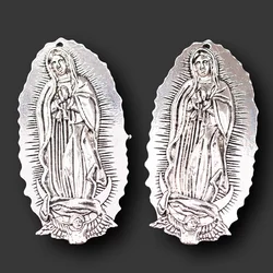 1pcs Extra Large One Side Virgin Mary Pendants, Lady Guadalupe Charms,Rreligious Necklace Charms, DIY Metal Jewelry Making A334