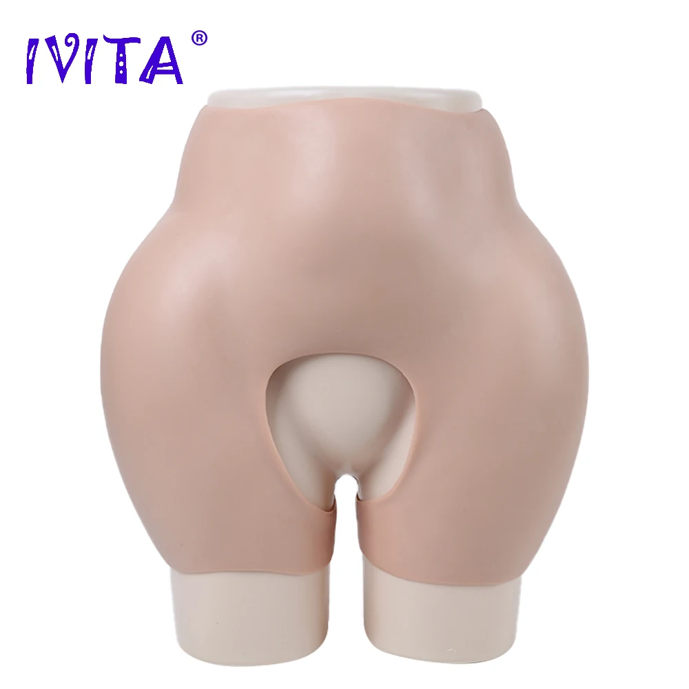 IVITA Artificial Silicone Buttock Enhancement Panties Fake Vagina Crossdressing for Crossdresser Transgender Drag Queen Shemale