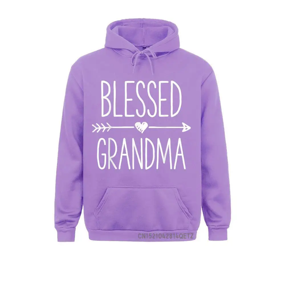 Design Long Sleeve Hoodies Rife Clothes Men Sweatshirts Blessed Grandma Unisex Grandmother Mother Moms Men Gifts Chic