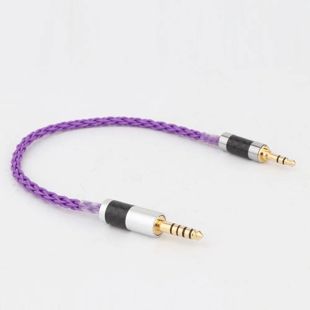 

High Quality HIFI 2.5/3.5mm TRRS Balanced Male to 4.4mm Balanced Male Audio Adapter Cable 4.4mm to 2.5mm TRRS Balance Cable