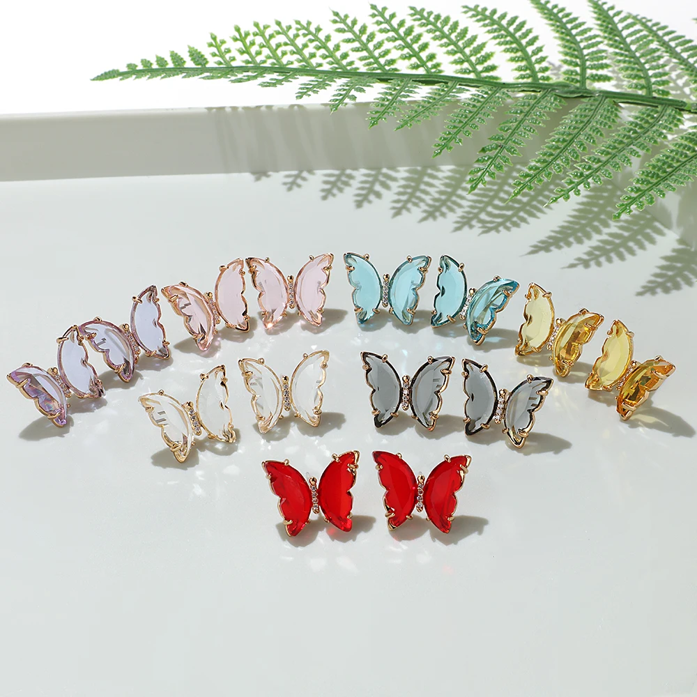New Fashion Acrylic Resin Transparent Dangle Earrings for Women Trendy Charm Geometric Statement Drop Earrings Bohemia Jewelry