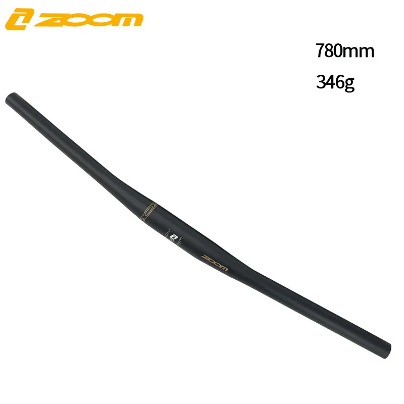 ZOOM 31.8mm MTB Bicycle Handlebar Swallow-shaped Handle Horizontal 720/780MM 22.2mm Caliber Aluminum Alloy 6/9 degrees Handlebar