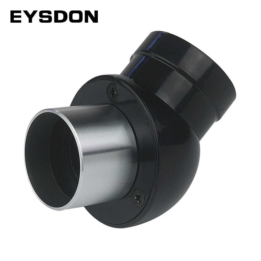 EYSDON 45 Degree Diagonal Adapter 1.25 Inch Diagonal Prism for Astronomical Telescope Eyepiece