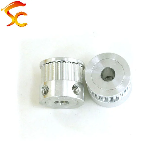 3D Printers Parts printer pulley S2M 25 teeth bore 5mm S2M 25 teeth timing pulley fit for S2M belt width 6mm