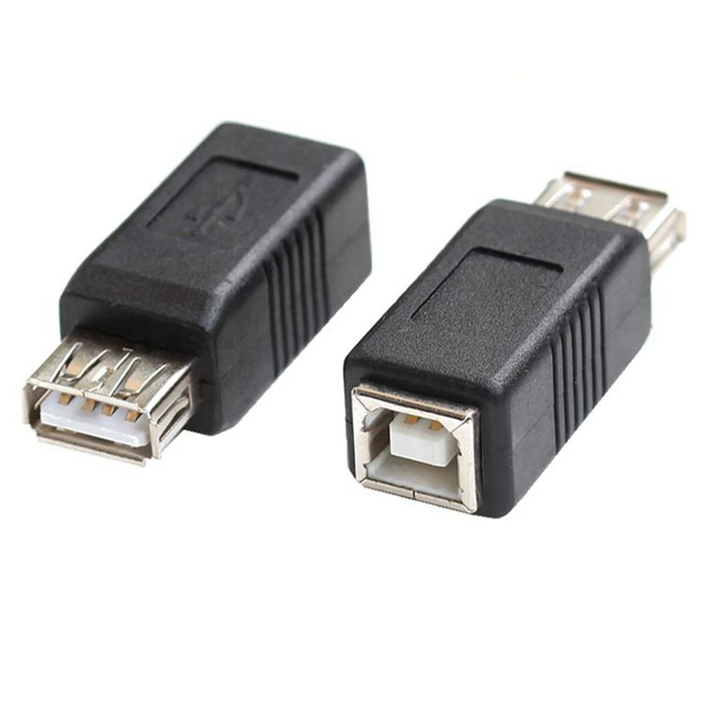 New Coming USB 2.0 type A Female to type B Male Printer Scanner Adapter Converter Connector Nickle-Plated Adapter Electronics