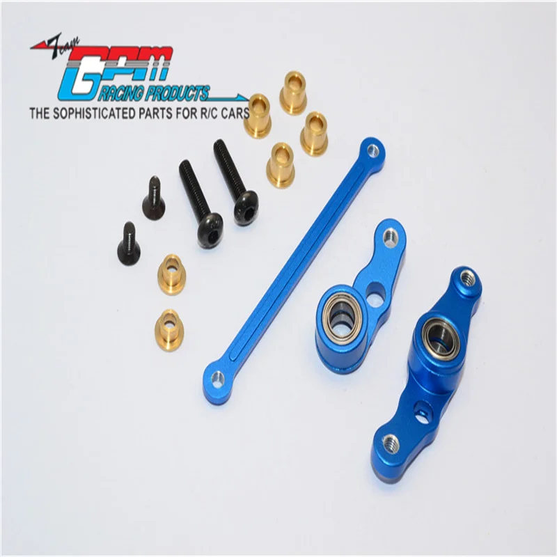 GPM ALLOY STEERING ASSEMBLY - 1SET FOR TAMIYA DF01/TA01/TA02/M1025 HUMMER RC Upgrade