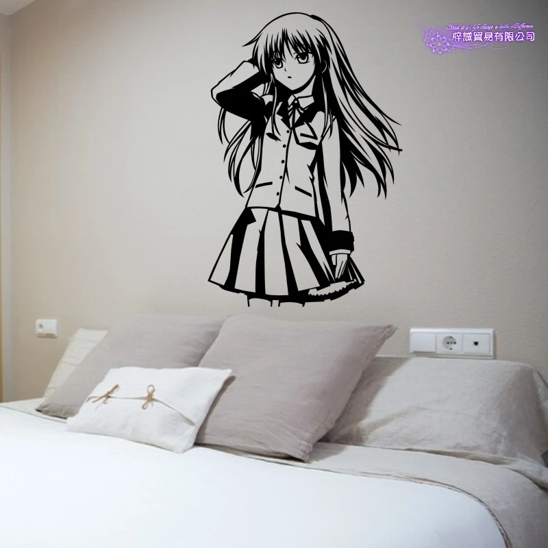 Hatsune Miku Wand Aufkleber Vinyl Wand Aufkleber Aufkleber Dekor Hause Dekorative Dekoration Anime Hatsune Miku Auto Aufkleber