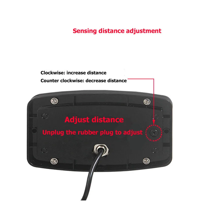 Radar Vehicle Detector Obstacle Barrier Sense Controller Radar Induction Detector Sensor for Car Parking System Easy to Install