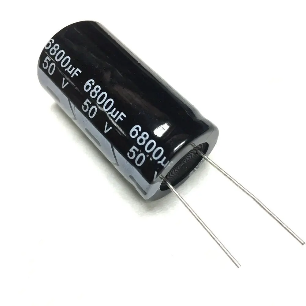 

2pcs 6800uF 50V 6800MFD 50Volt 22*40mm Aluminum Electrolytic Capacitor Radial 6800mf50v 6800uf50v 50v6800mf 50v6800uf