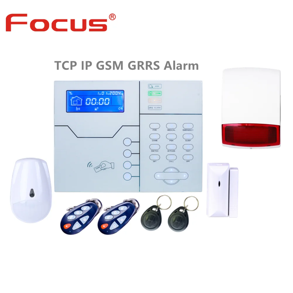 

Meian 433mhz English Voice Prompt RJ45 Ethernet IP Alarm Wireless 4G GSM Home Alarm TCP IP Alarm System With App Remote Control