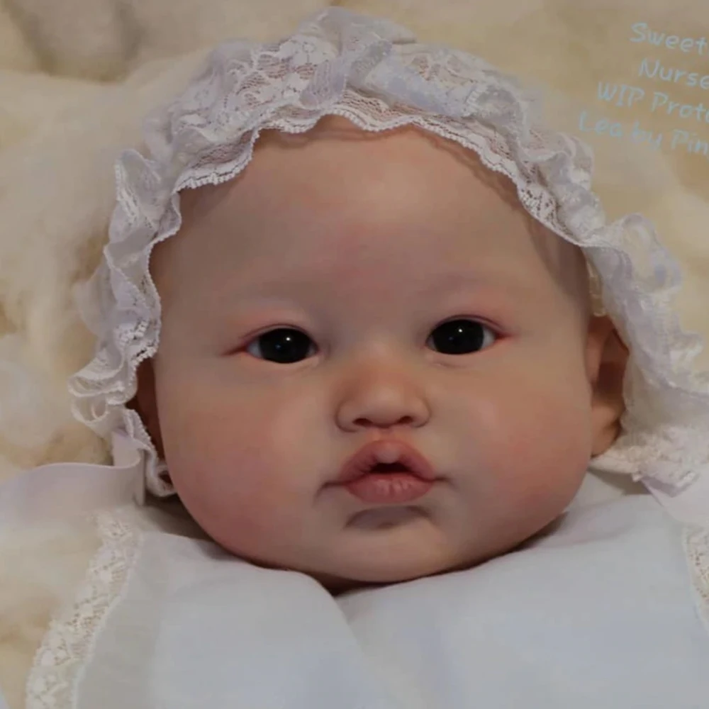 

RDD Bebe Alive Doll 22Inches Vinyl Reborn Baby "Lea" Blank Kit Realistic Christmas Gift unpainted Doll for Children Cute Toy