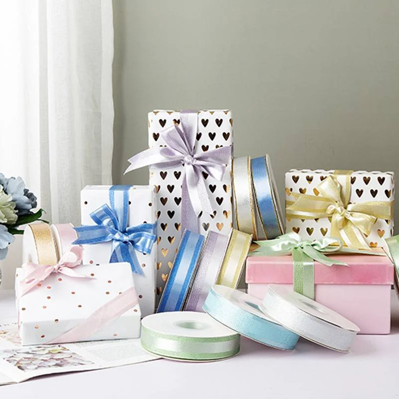 High end gift box, flower packing, cake box, ribbon, ribbon, ribbon, wedding bow, ribbon, festive ribbon, 50yard