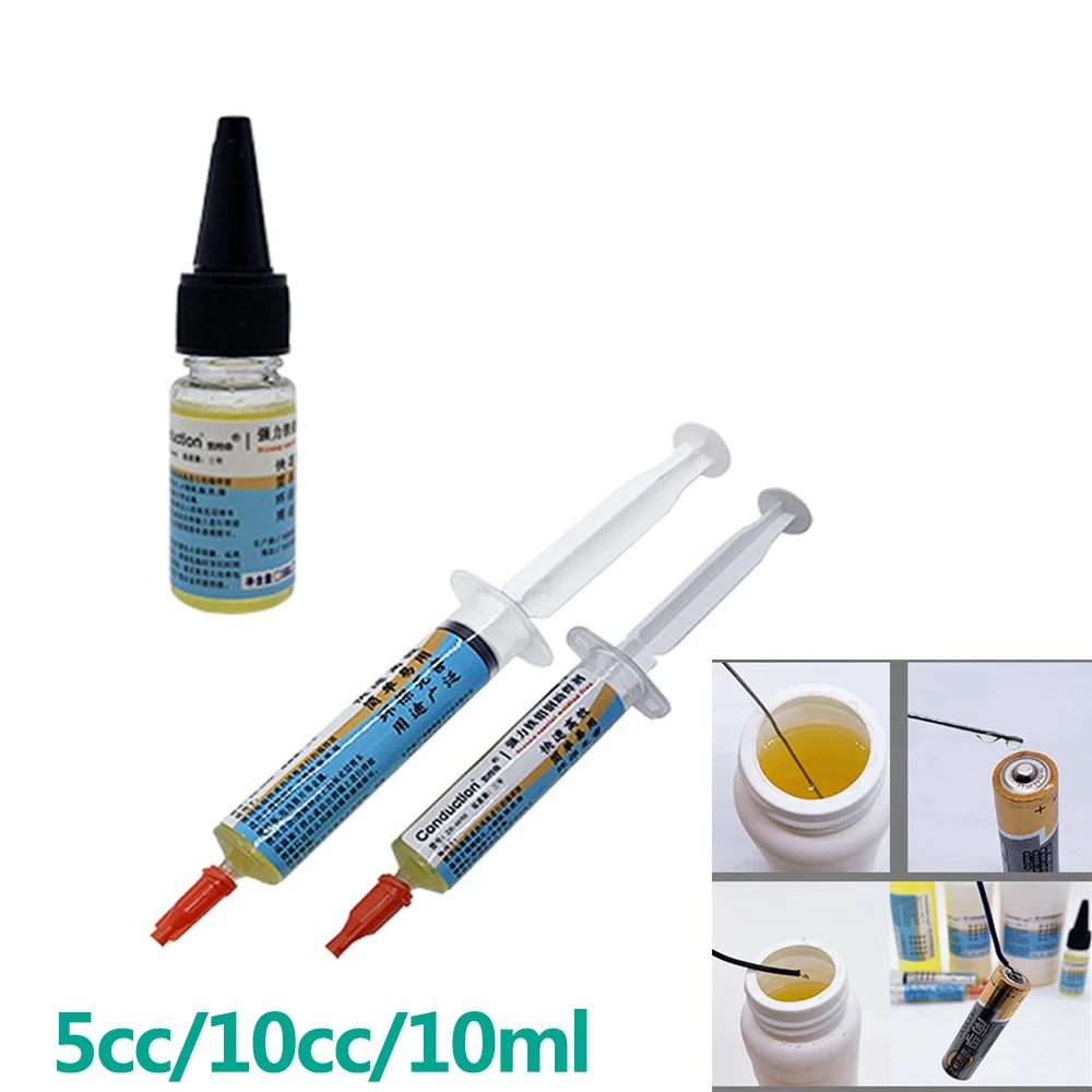 

10cc/5cc Stainless Steel Liquid Flux Soldering Paste Flux Liquid Solders Durable Liquid Solders for galvanized Sheet/Copper/Iro