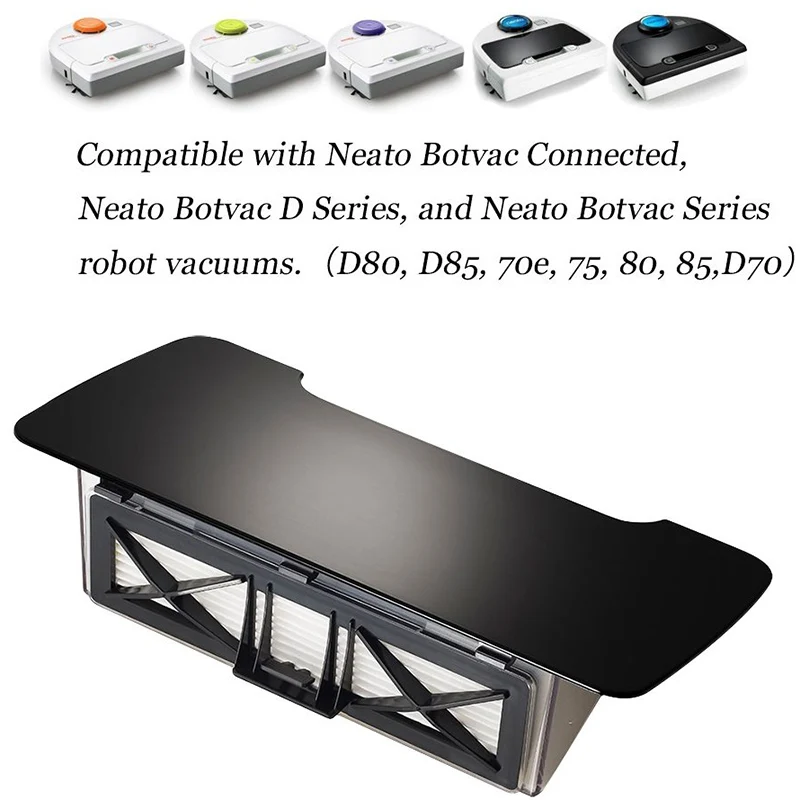 Neato Botvac 연결용 헤파 필터 진공 청소기 부품, D 시리즈 945-0215 D3 D4 D5 D6 D7 D70 D75 D80 D85 필터 교체