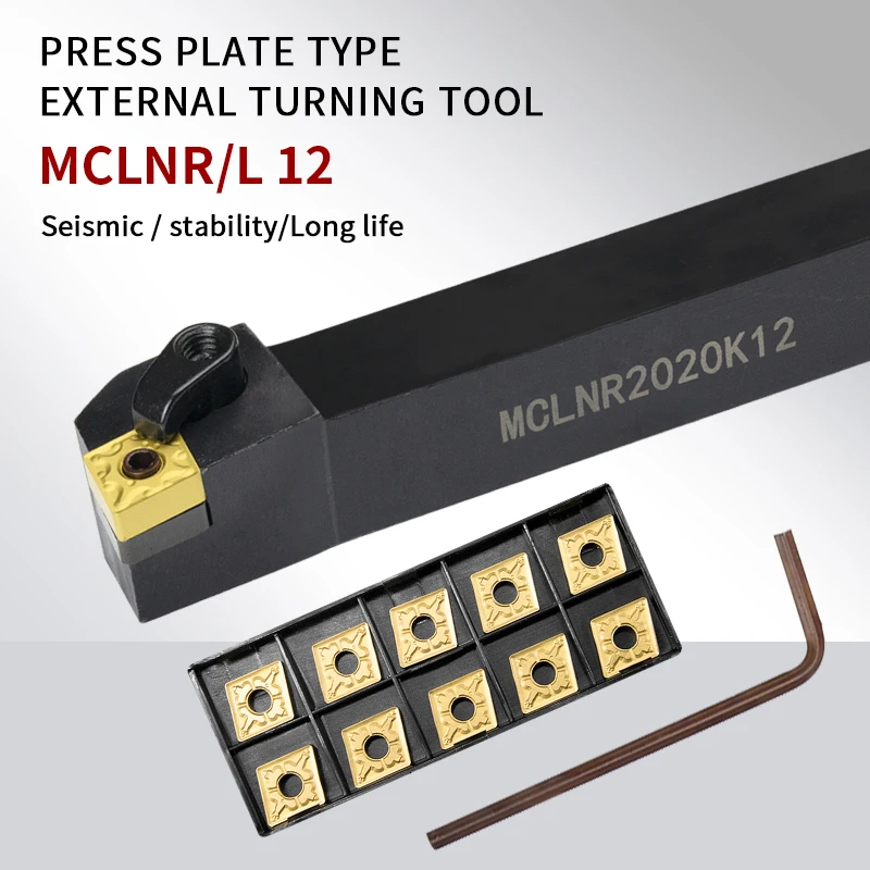 MCLNR/L MCLNR1616 MCLNR2020 MCLNL2525 MCLNL3232 composite external turning tool Carbide inserts CNMG CNC Boring Bar