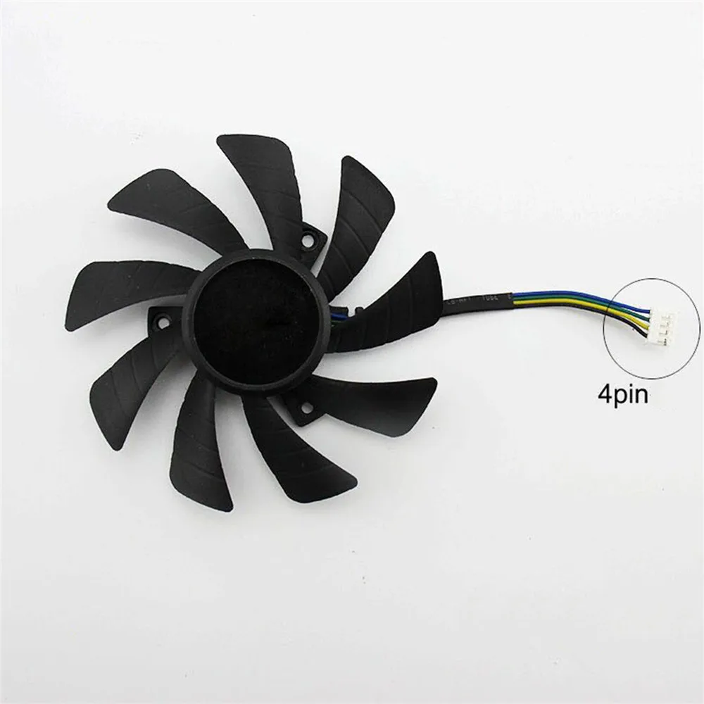 Replacement Graphics Card Cooling Fan T129215SU 4Pin Cooler Fan for GeForce GTX 1060 Mini 3GB ITX Repair Kit