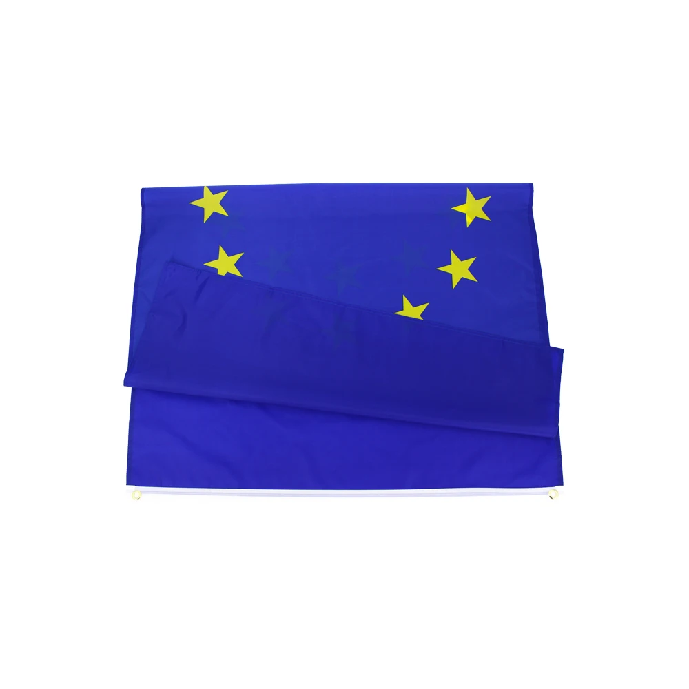 FLAGHUB 60X90 90X150cm Large European Union EU Flag Euro Flag  Europe Super Polyester Emblem The Council Europe For Decoration