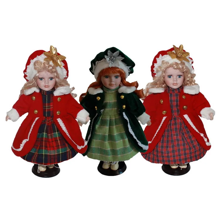 

30cm Christmas gifts porcelain doll simulation ceramic dolls, European, Victorian style, porcelain doll simulation doll