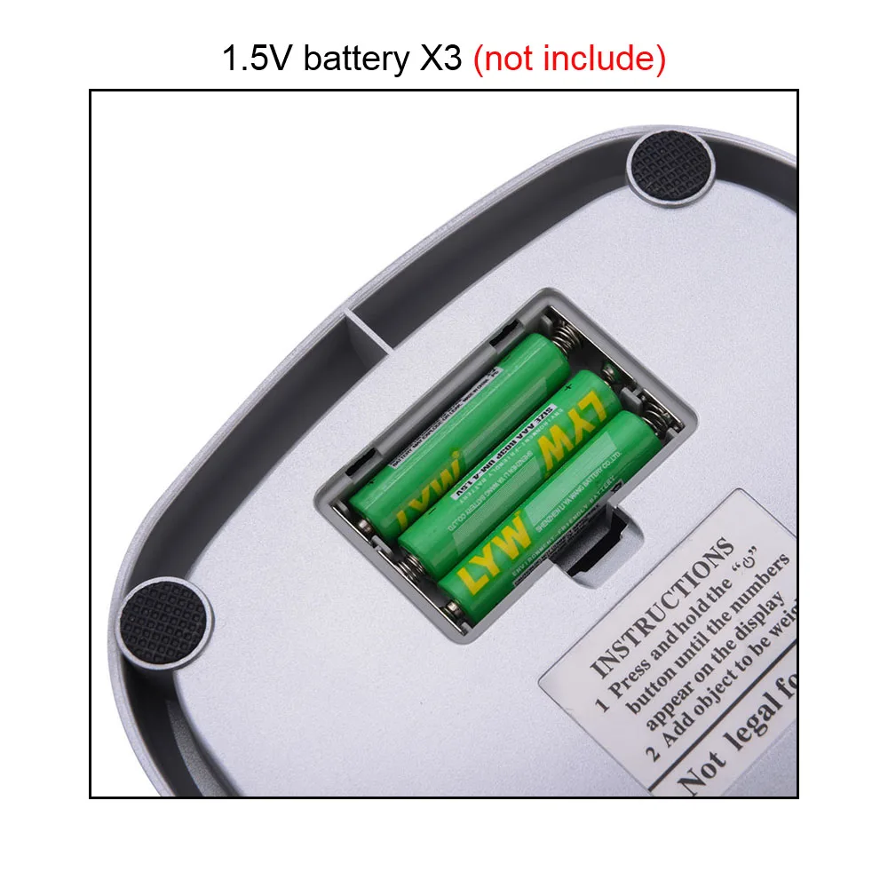 Minibáscula de precisión Digital para cocina, balanza de joyería, 3kg, 0,1g
