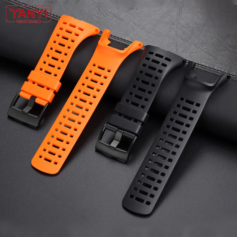 High-Quality Rubber Watchband For Suunto Ambit 1/2/2S/2R/3 Sport/3 Run/3 PEAK Watch Replacement Wrist Bands Flexible Strap