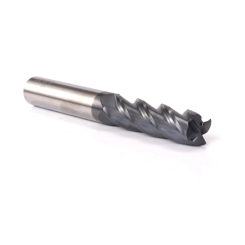 ZGT Milling Tools Carbide End Mill HRC50 4 Flute 1mm 3mm 4mm 5mm 6mm 8mm 10mm Cnc Cutter Metal Alloy Wood Milling Cutter Endmill