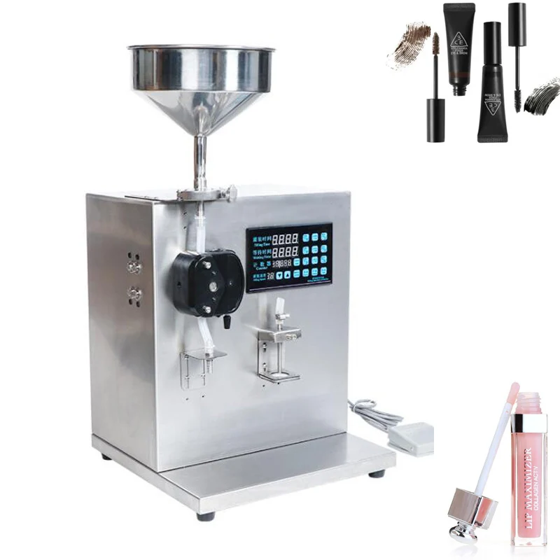 Peristaltic Pump Sticky Liquid Filling Machine LRDB-1A Nail Polish Cream Ointment Perfume Mascara Lipgloss Filler