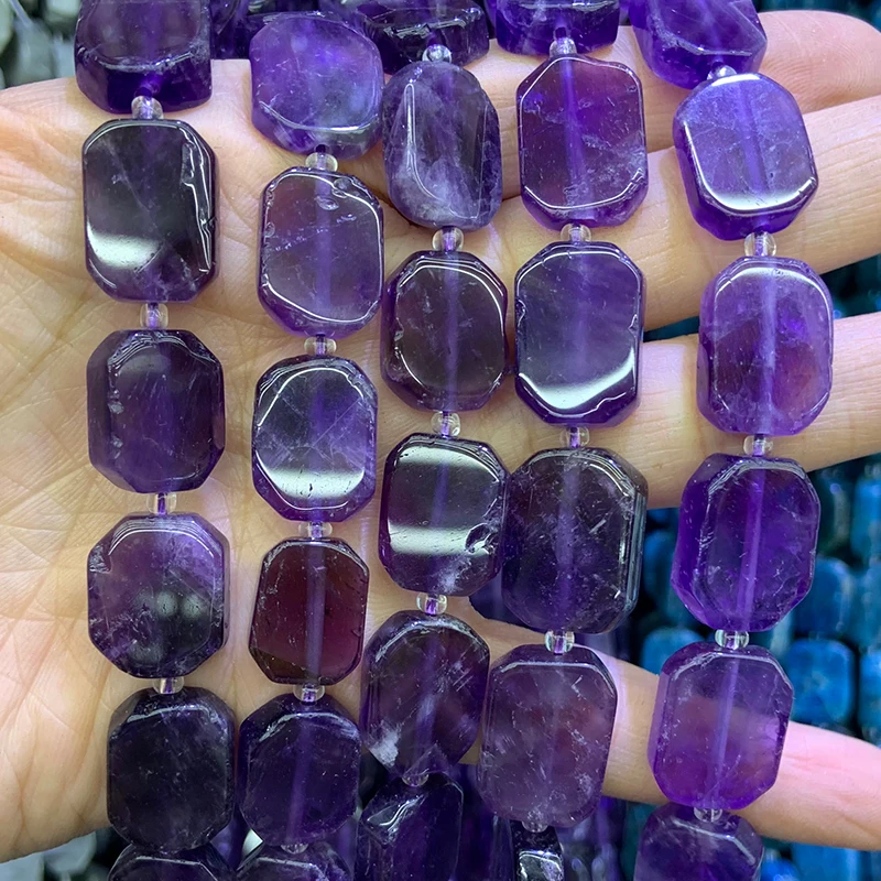 Natural Amethysts Apatite Eagle Eye Blue Sodalite Beads 15'' Irregular DIY Loose Stone Beads For Jewelry Making Beads Necklace