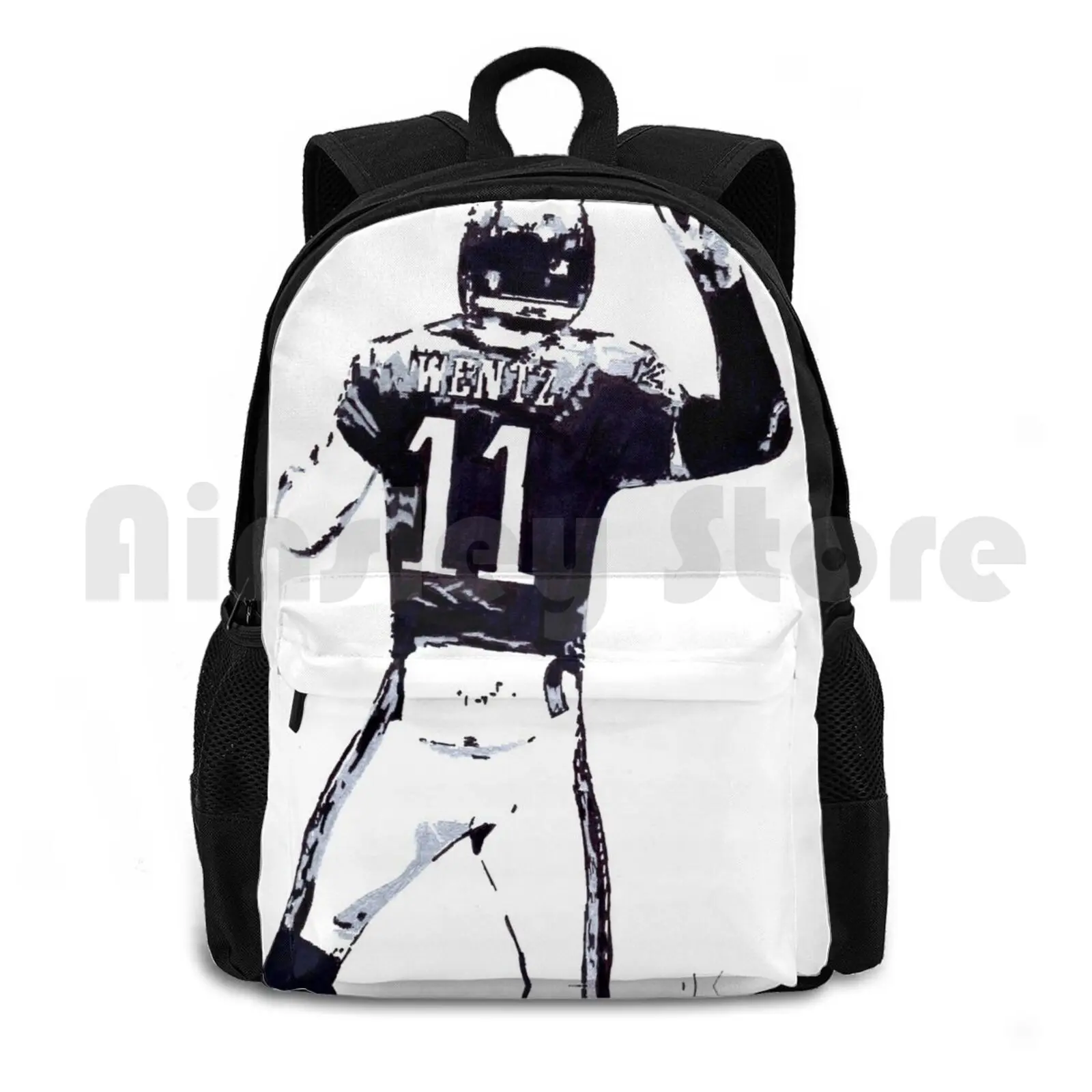 Carson Wentz Outdoor Hiking Backpack Riding Climbing Sports Bag Football Qb Philly Rasketchworx Philadelphia School Book Sports