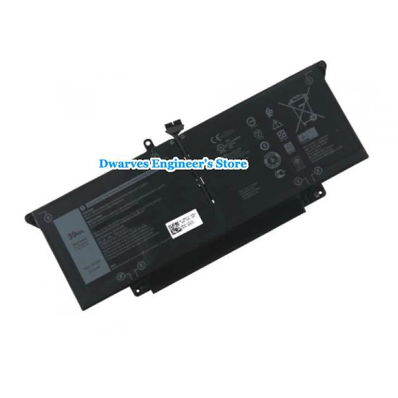 Replacement 11.4V 3255mAh 39Wh 35J09 Battery 35J09 W65XD YJ9RP 7YX5Y For Dell Latitude 7410 Series Notebook Battery