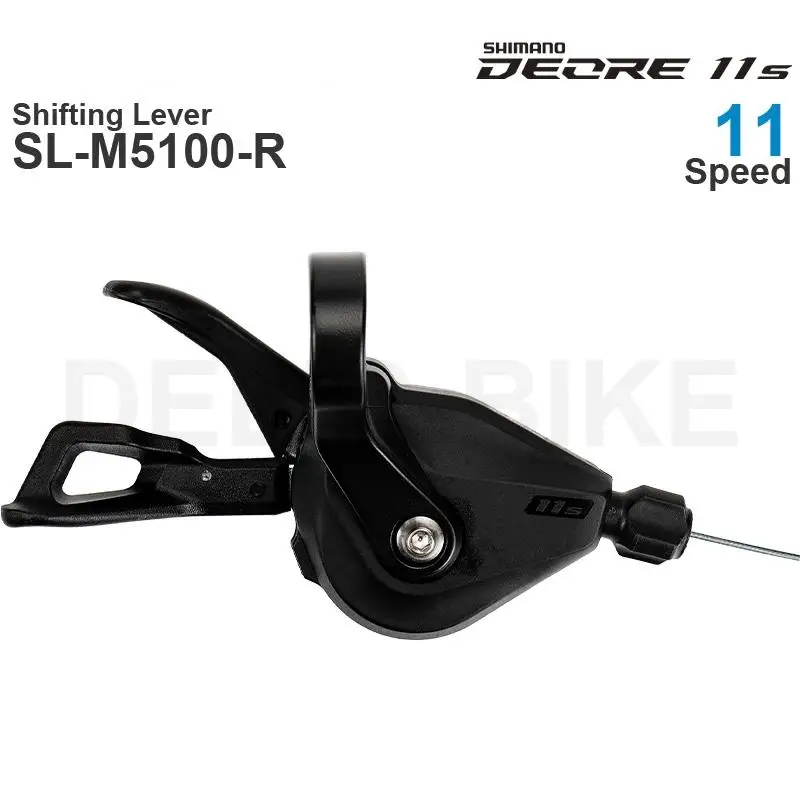 SHIMANO DEORE SL-M5100 Tuas pemindah gigi, SL-M5100-R 2x11 kecepatan SL-M5100-L tuas perseneling kanan kiri suku cadang asli