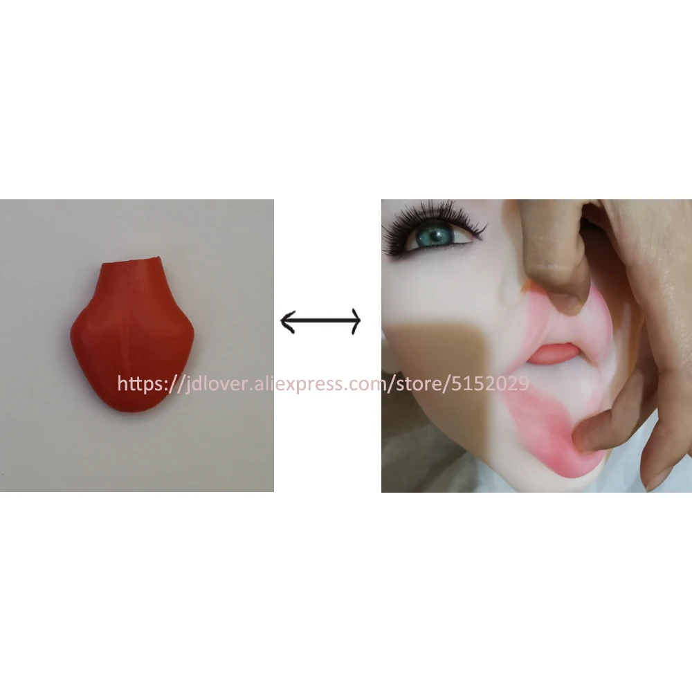 JD BEYOND Removable Tongue for sex dolls or A Detachable Tongue for TPE Sex Doll with Video