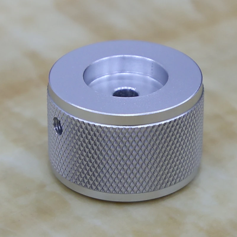 

Free shipping Aluminum Volume knob 1pcs Diameter 37mm Height 25mm amplifier Potentiometer knob
