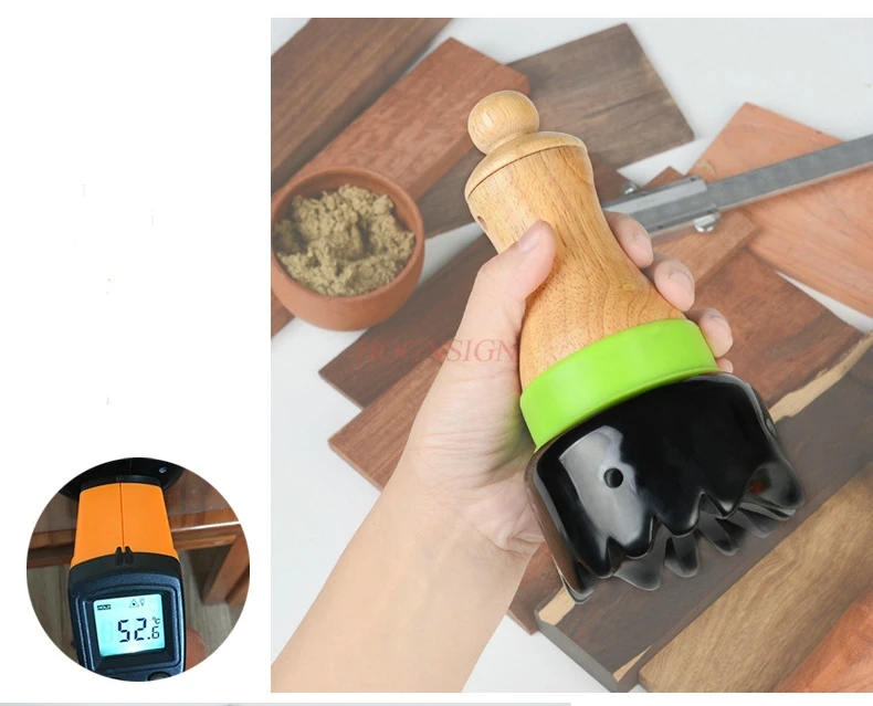 Meteorite moxibustion cans Moxibustion apparatus Massage tools Mocha brush Meridian energy Futong tank Yang