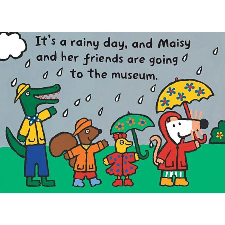 Maisy Goes To The Museum A Maisy First Experience Book children Paperback Picture Book Baby StoryBook for Reading Educatioal