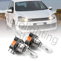 2x H15 Halogen Lamp For Volkswagen VW Golf/GTi 15/55W 12V Headlight High Beam Bulbs DRL Lamps 3200K Clear Glass Car Light Source