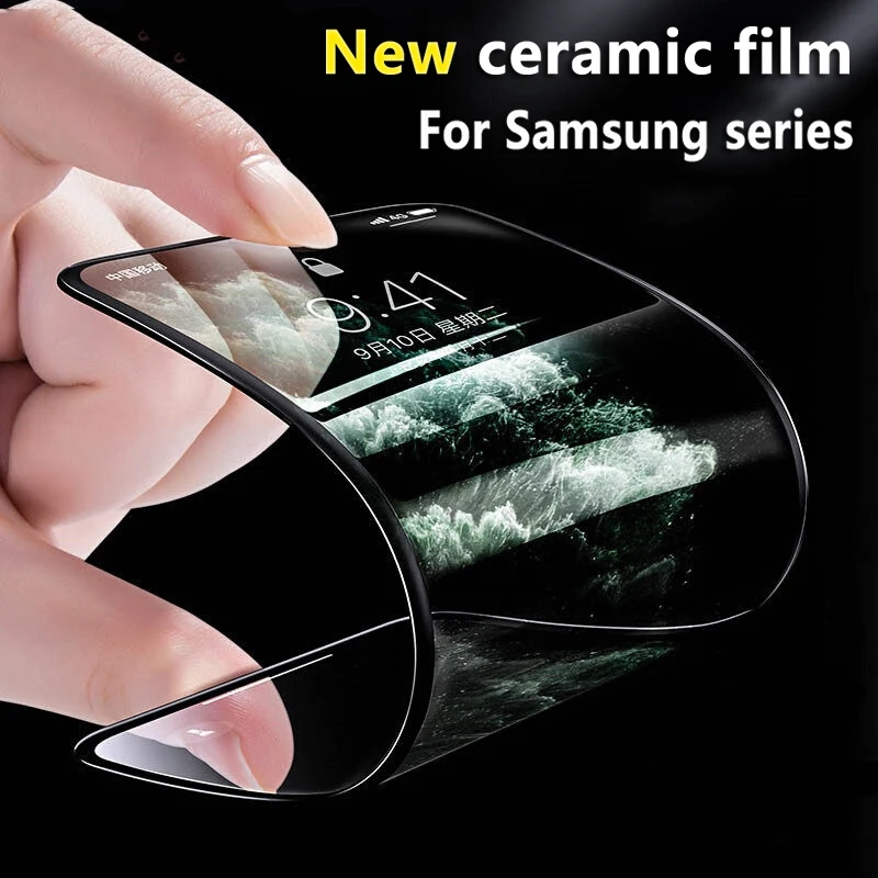 New Ceramic Screen Protector Film for Samsung S20 FE S10 lite S21 Plus Note 20 S22 S23 Full Coverage Super Toughness Anti-broken