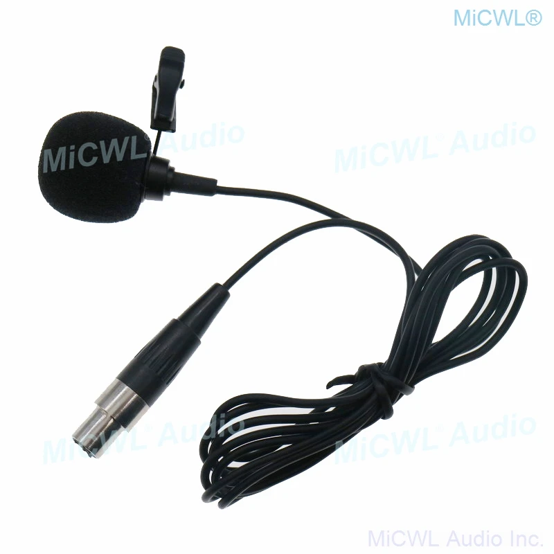 mini 3Pin 4Pin ME4 Cardioid Tie Clip Lavalier Microphone for AKG Shure Samson Condenser Lapel Wireless TA3F TA4F