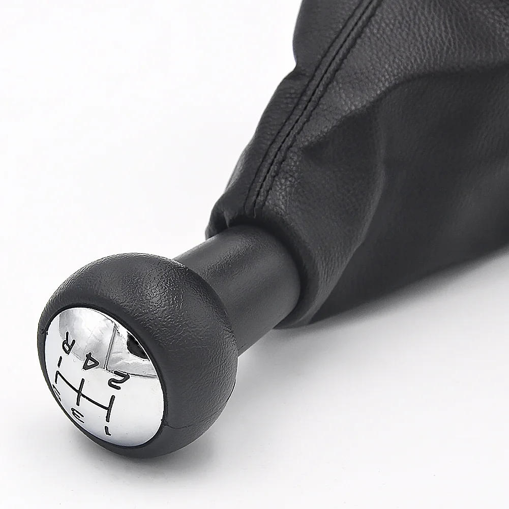 Matte Chrome Car Gear Shift Knob Lever Shifter Hand Stick For Peugeot 106 206 306 406 107 207 307 407 301 308 2008 3008 C2 C3 C4