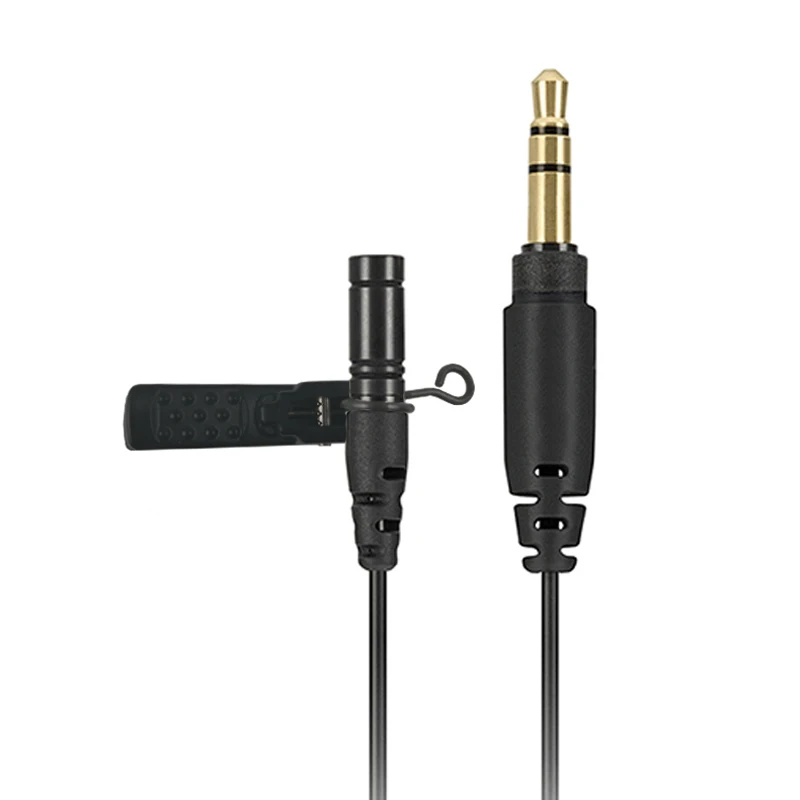 Canfon 2pcs Lapel/Lavalier Microphone ABS Tie Clip for RODE Wireless GO SHURE Lavalier Mic with Diameter of 5.0-5.5mm