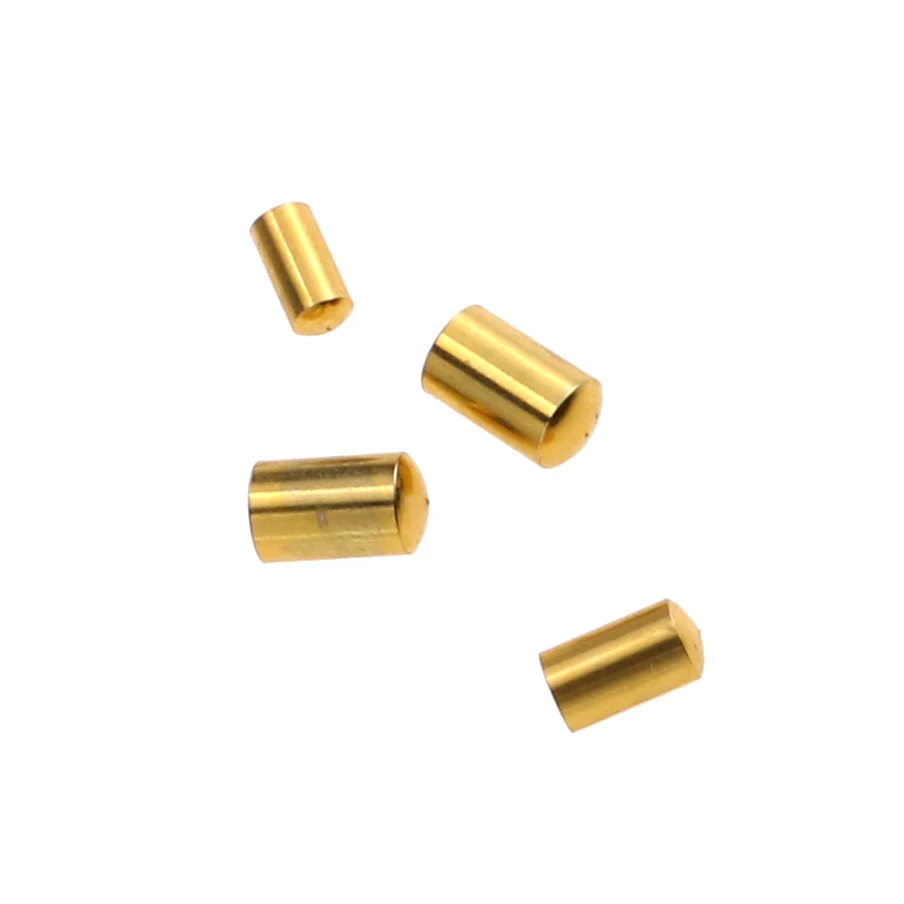30pcs Stainless Steel gold Cord End Caps Fit 2/3/4/5mm Leather Rope DIY Jewelry Making Accessories Thread Fastener Crimp Finding