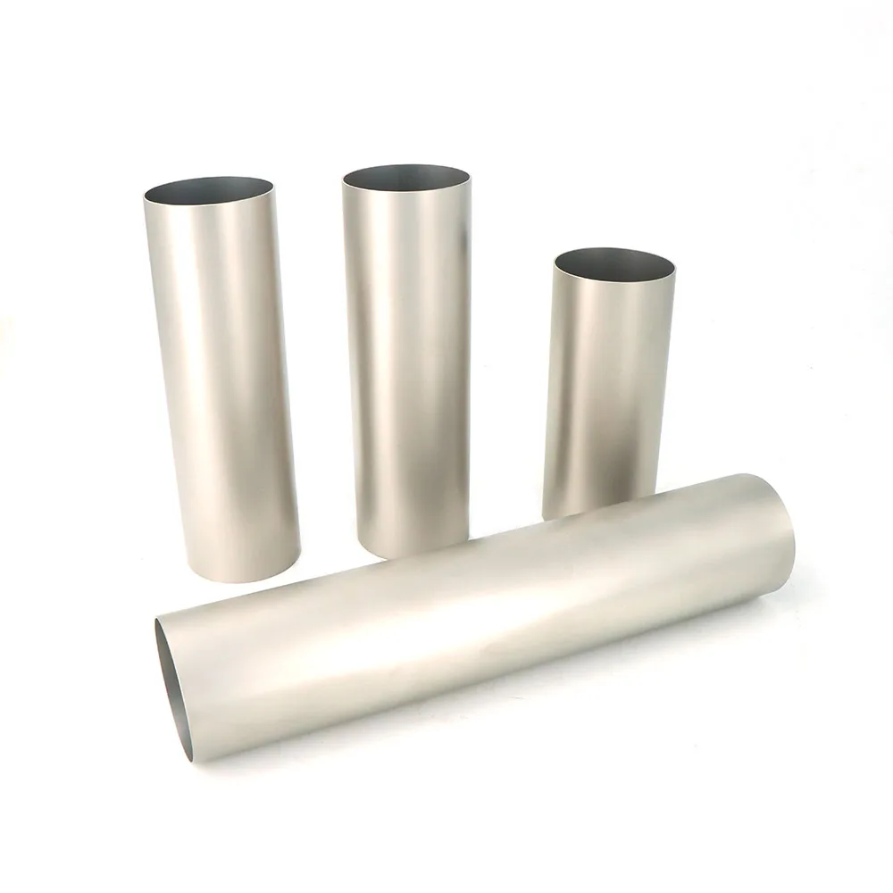 car Exhaust pipe 51mm 63mm 76mm titanium alloy exhaust pipe silencer tail pipe titanium alloy welding material