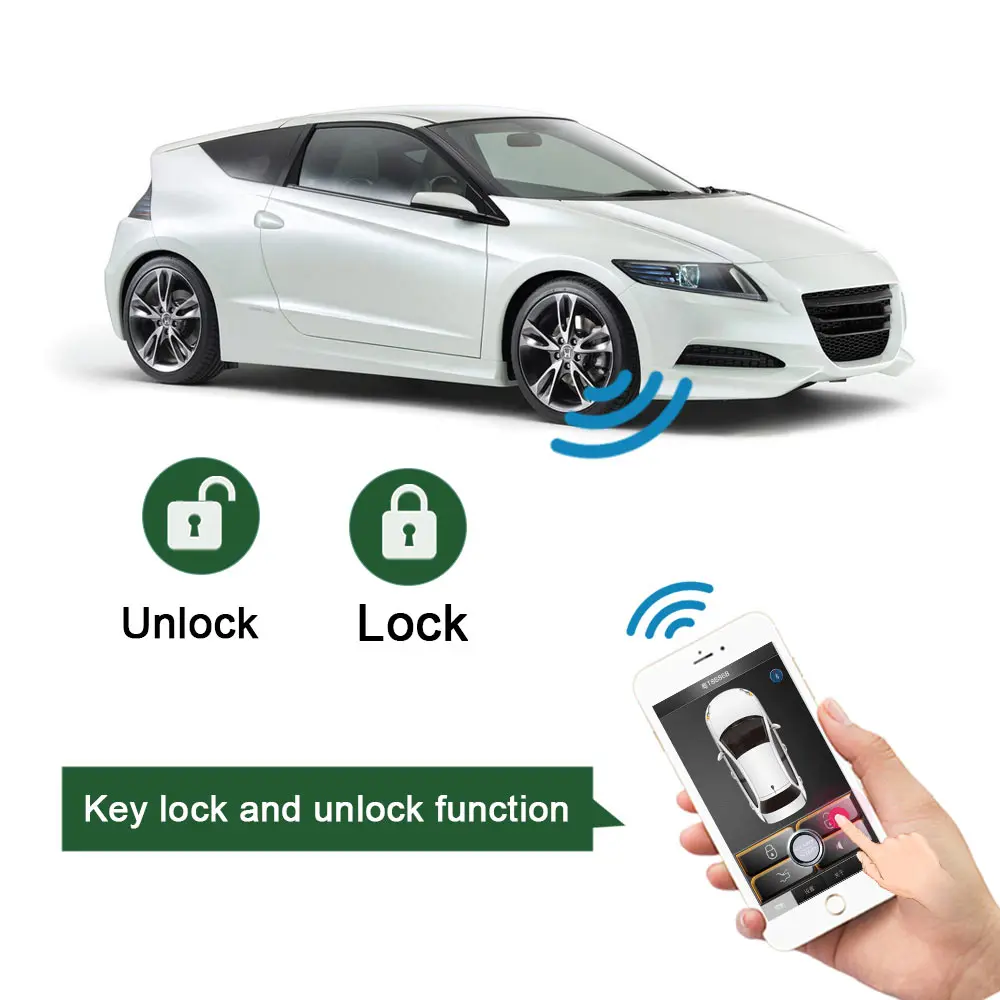 Door-Lock Car-Alarm-Systems Remote car lock and unlock Universal Keyless Alarm System Kits