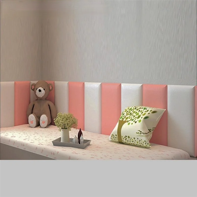 Zagłówek poduszka Kid 3D naklejka ścienna Coussin Chambre A Coucher Enfant łóżko Tete świeci Cabecero Cama De Pared Cabeceira głowa deska