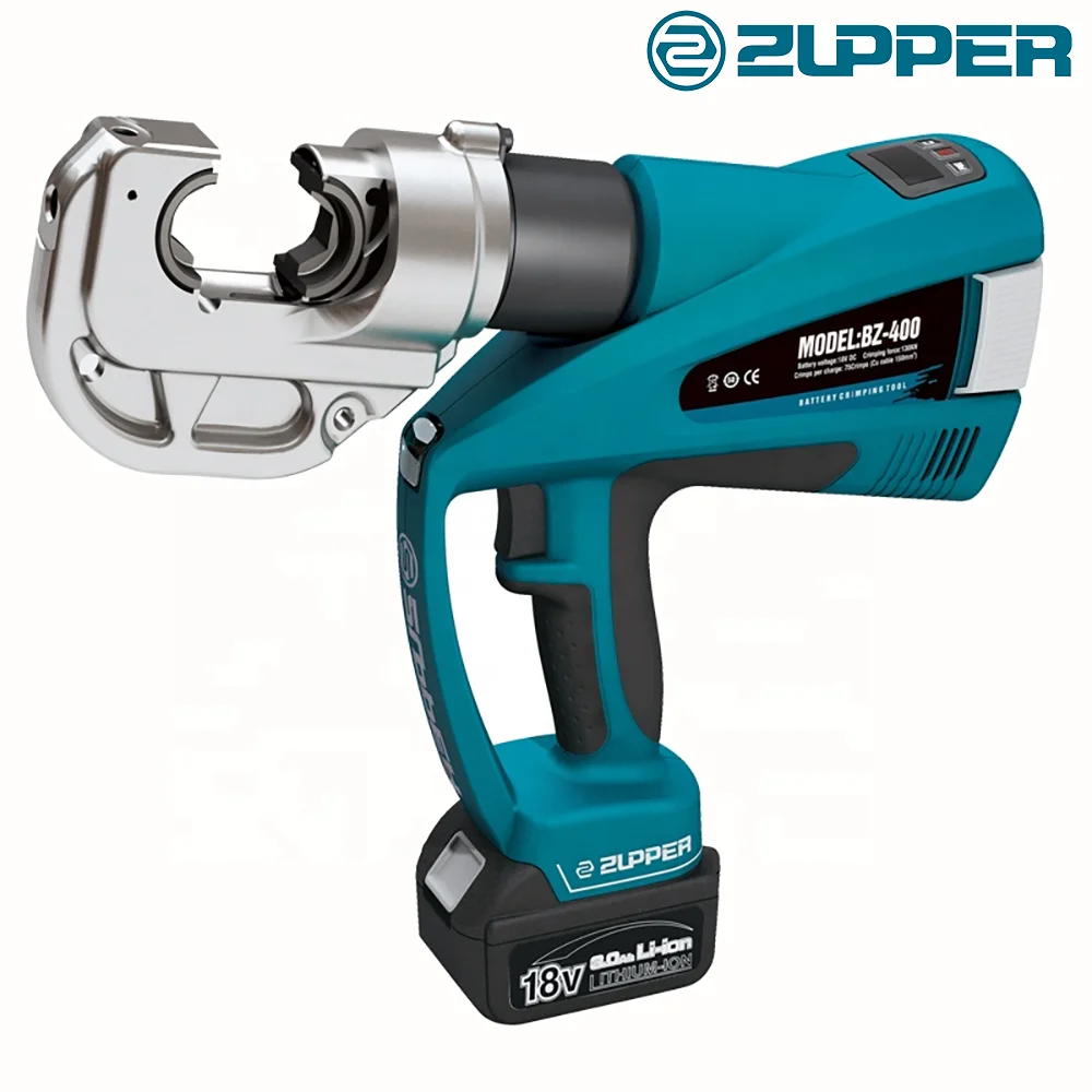 ZUPPER BZ-400 Battery Crimping Tool For Copper Aluminum Cable Terminal 16-400mm²